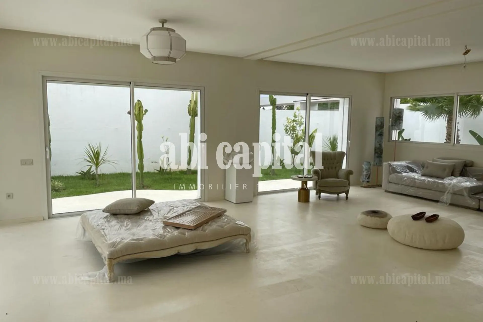 Villa meublee avec piscine, Villa en Location Rabat El Menzeh  - picture 4