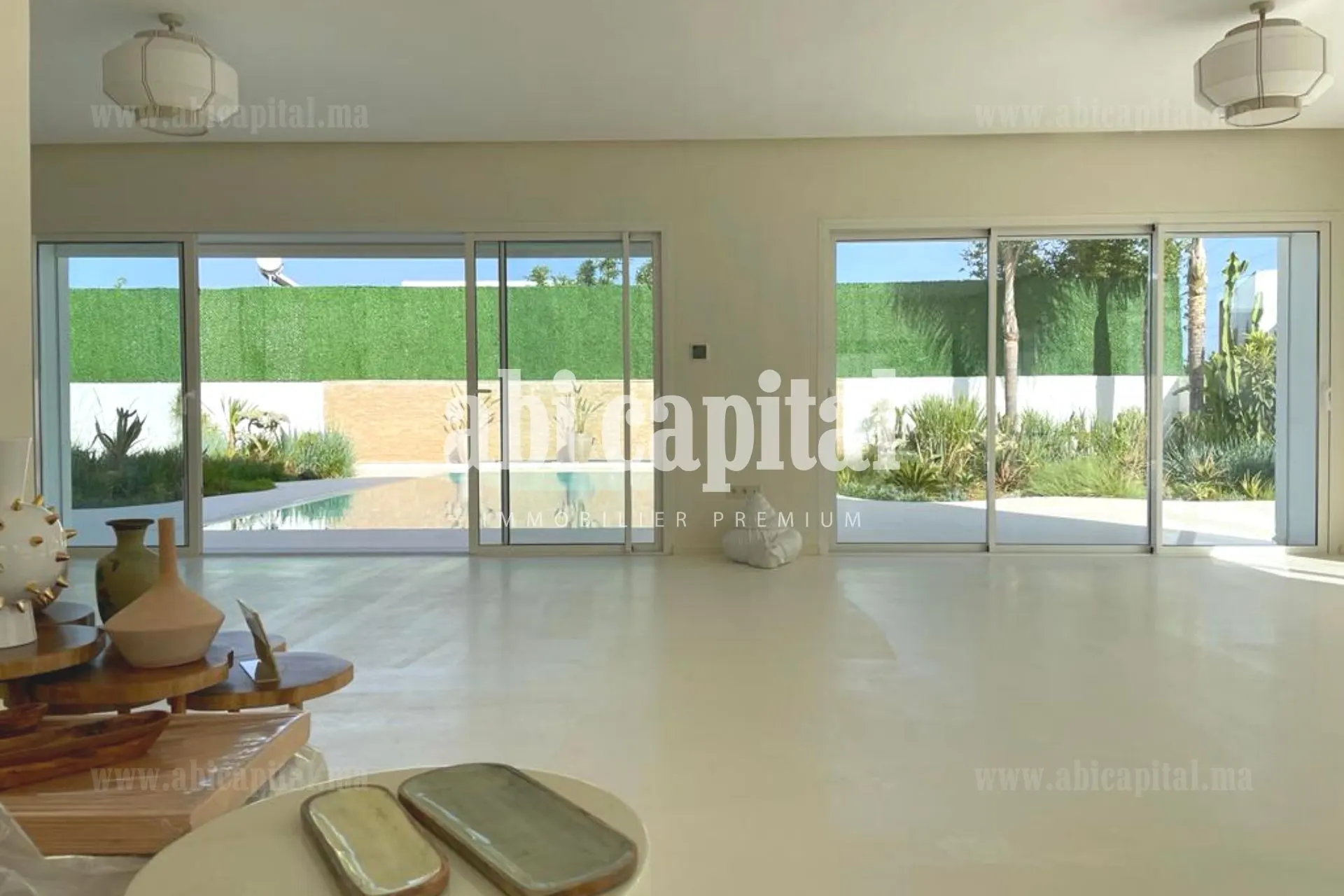 Villa meublee avec piscine, Villa en Location Rabat El Menzeh  - picture 5