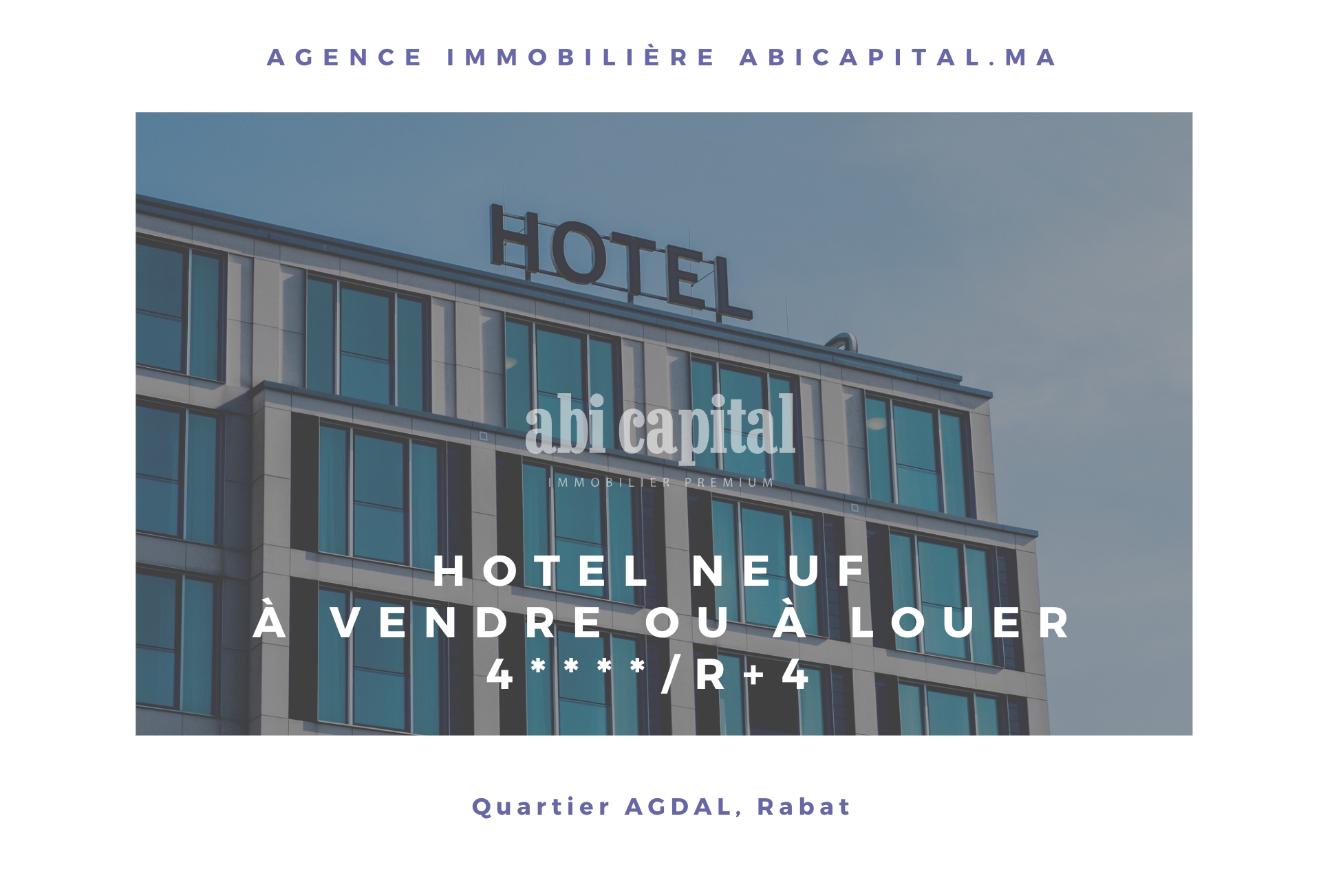 Hotel neuf 4 etoiles, Immeuble en Location Rabat Agdal  - picture 5