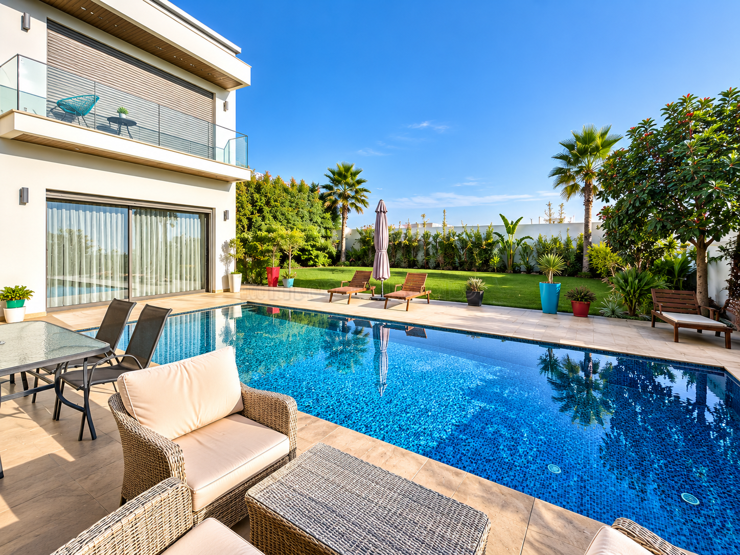 Rabat - Maroc - Villa avec piscine à vendre à El Menzeh Rabat