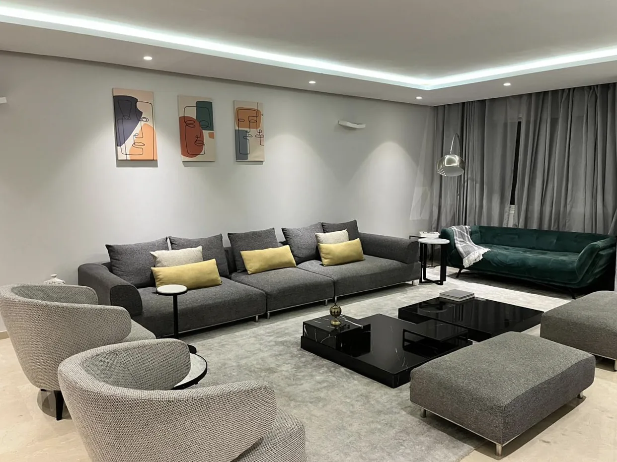 Appartement meublé à louer Prestigia | 170 m², 3 chambres, Appartement en Location Rabat Hay Riad  — photo 5