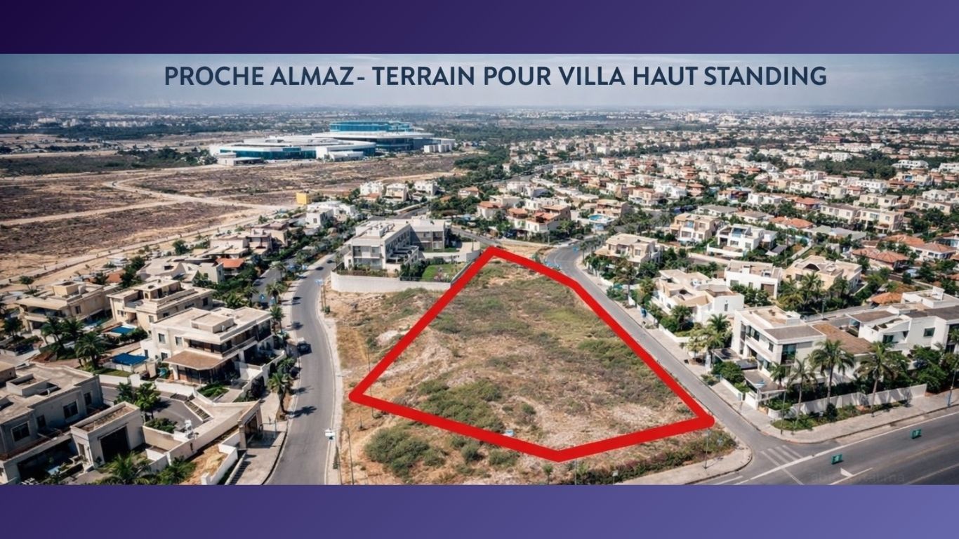 Terrain villa a vendre Casablanca Nassim 2 